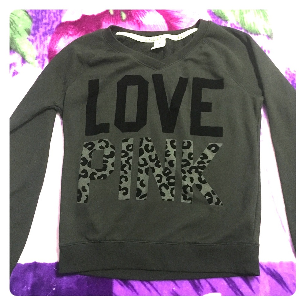 Victoria's Secret Pink v-neck sweatshirt